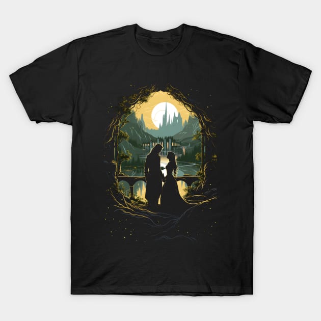 Love at the Valley - Fantasy T-Shirt by Fenay-Designs